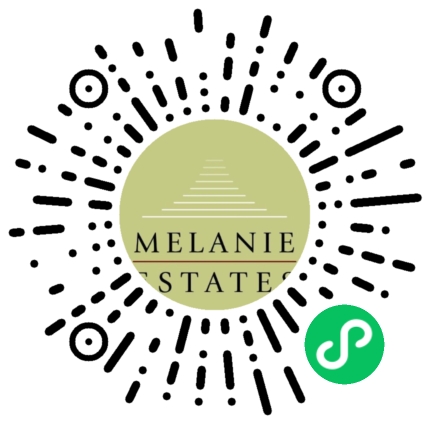 Scan with WeChat to open the Melanie Estate mini program